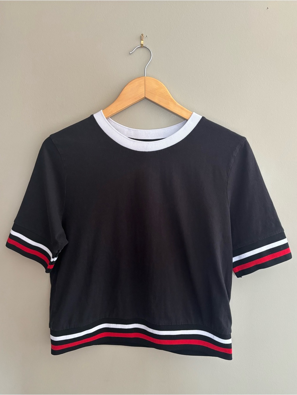Jennyfer Striped Cropped Shirt Youth Large